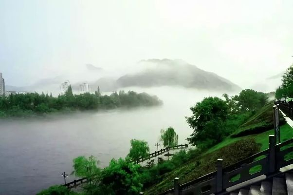 瑞安天气，雾锁云江，雨润山海